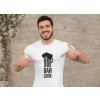 mockup of a muscular man pointing at his t shirt 28519(2)