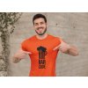 mockup of a muscular man pointing at his t shirt 28519