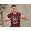 mockup of a muscular man pointing at his t shirt 28519(3)