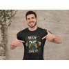 mockup of a muscular man pointing at his t shirt 28519(1)