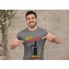 mockup of a muscular man pointing at his t shirt 28519(6)