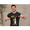 mockup of a muscular man pointing at his t shirt 28519(7)