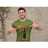 mockup of a muscular man pointing at his t shirt 28519(3)