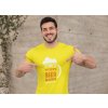 mockup of a muscular man pointing at his t shirt 28519(4)