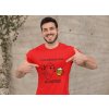 mockup of a muscular man pointing at his t shirt 28519(3)