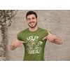 mockup of a muscular man pointing at his t shirt 28519(2)