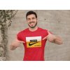 mockup of a muscular man pointing at his t shirt 28519(2)
