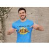 mockup of a muscular man pointing at his t shirt 28519(2)