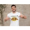 mockup of a muscular man pointing at his t shirt 28519(3)