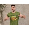 mockup of a muscular man pointing at his t shirt 28519(4)