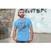 t shirt mockup of a man posing in front of a graffiti wall 28200(2)