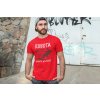 t shirt mockup of a man posing in front of a graffiti wall 28200(3)