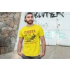 t shirt mockup of a man posing in front of a graffiti wall 28200(1)