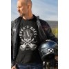 t shirt mockup featuring a biker holding his helmet 31787(4)