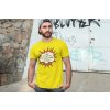 t shirt mockup of a man posing in front of a graffiti wall 28200(1)