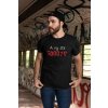 t shirt mockup featuring a bearded man with a cap by a graffiti wall 28194