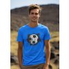 round neck tee mockup of a smiling man standing against some mountains for earth day m38194(2)