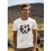 round neck tee mockup of a smiling man standing against some mountains for earth day m38194