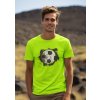 round neck tee mockup of a smiling man standing against some mountains for earth day m38194(1)