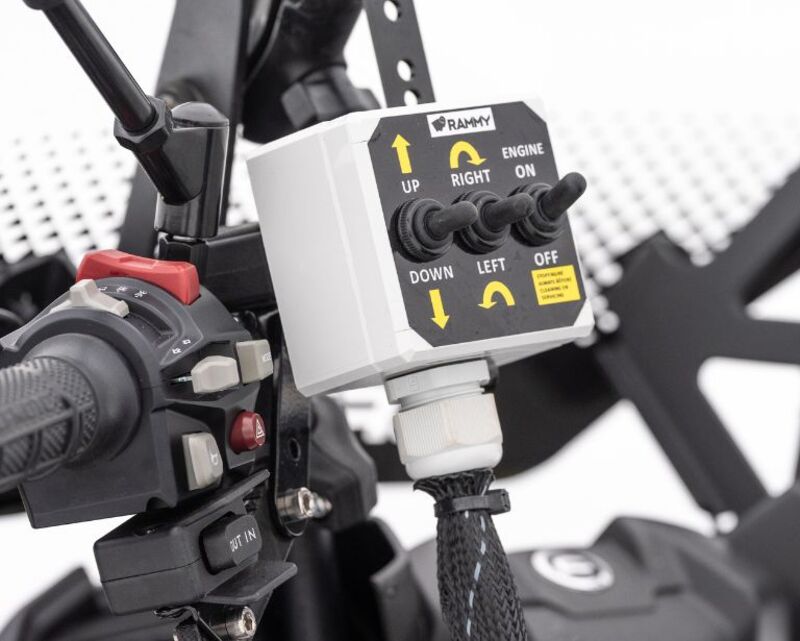RAMMY Snowblower 120 ATV PRO - Elektrické dálkové ovládání