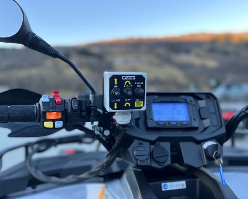 RAMMY Snowblower 140 ATV PRO - Elektrické dálkové ovládání