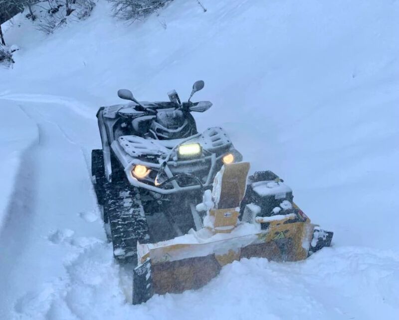 Rammy Snowblower 140 ATV - Lehká a kompaktní konstrukce