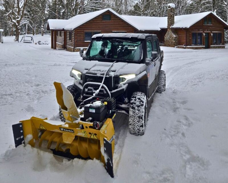 Rammy Snowblower 155 UTV PRO - Výkonná i ve vlhkém sněhu