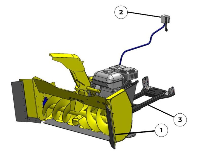 Rammy Snowblower 155 UTV PRO - Připraveno k okamžitému použití