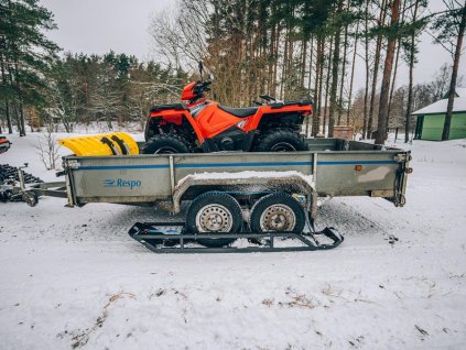 29.800S 07 trailer skis 2 axle trailer ironbaltic 1