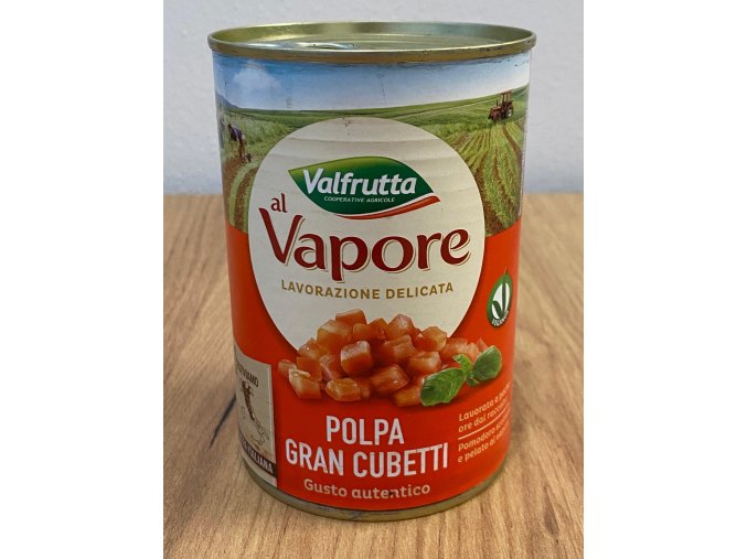 Valfrutta al Vapore Polpa gran cubetti 400g