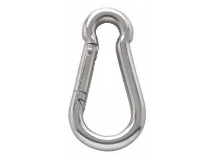 Karabina se západkou pozinkovaná (Vel. 10 cm)