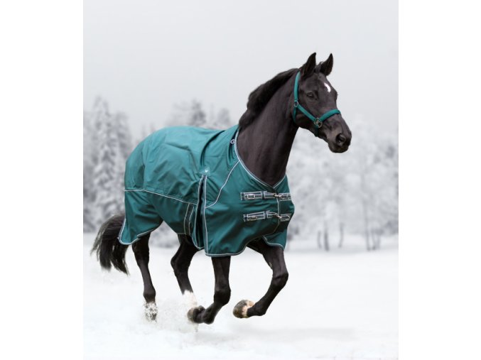 Nepromokavá deka na koně Waldhausen Comfort Line Fleece (Barva Modrá, délka 125 cm)