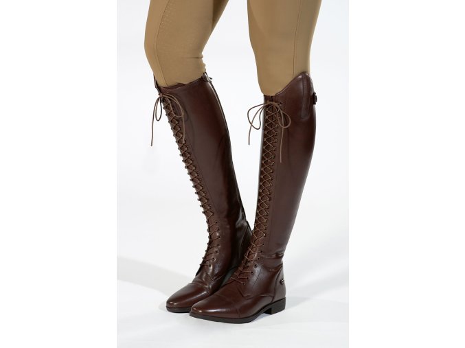 Vysoké jezdecké boty HKM Elegant Lace Standart