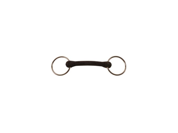 0036709 unjointed soft rubber mouth snaffle mo00071 750