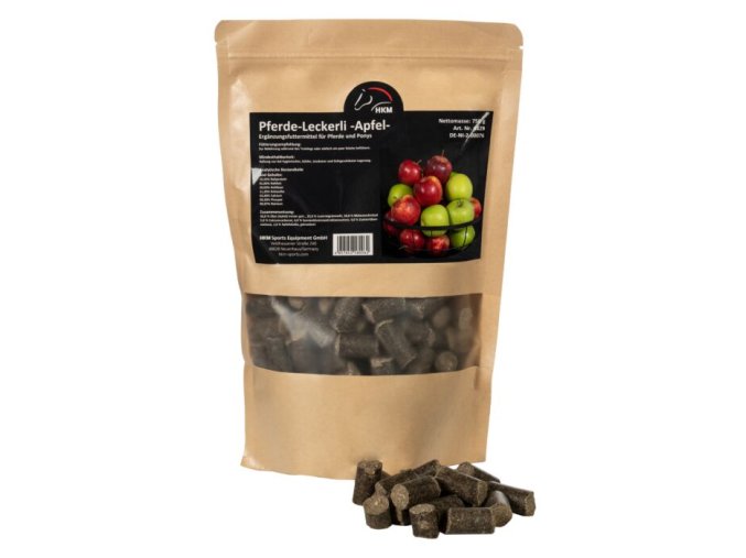 Pamlsky pro koně HKM Jablečné 750g