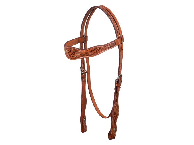 0040194 western headstall flower tooling mbh01002