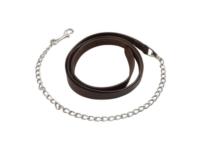 0048414 pools leather lead with chain pl6190 750