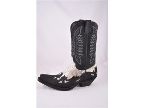 Westernové koně boty Mayura černé (velikost bot 44)