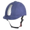 Přilba HKM New Air Stripe (Barva černá - stříbrná, Vel. 52 - 54 cm)