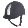 Přilba HKM New Air Stripe (Barva černá - stříbrná, Vel. 52 - 54 cm)