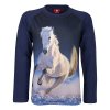 Tričko dětské s koněm Red Horse Pixel (Barva Staroružová, Vel. 116)