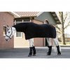 Prohřívací fleecová deka HKM Feel Warm s krkem (Barva černá, délka 95 cm)