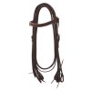 0029906 western bridle straight browband basket or flower tooling br00088 750