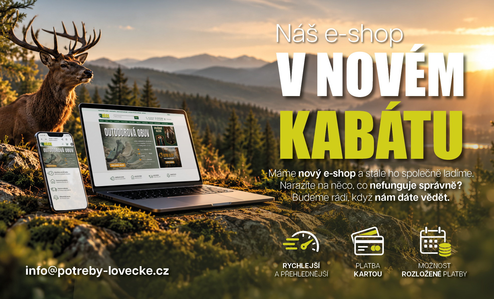 E-shop v novém kabátu