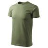 129 bavlnene triko basic khaki 3