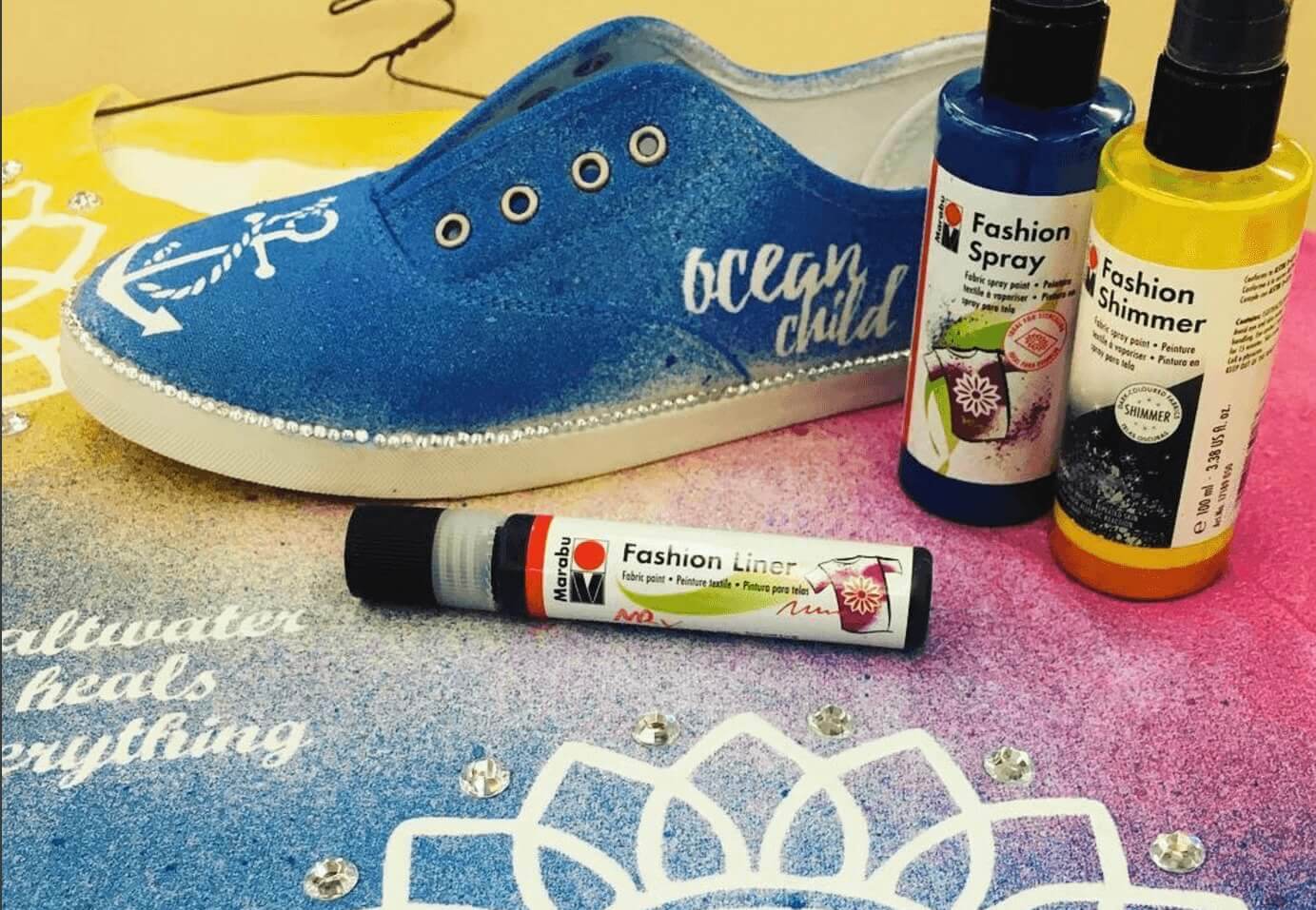 Malování na textil s Marabu Fashion