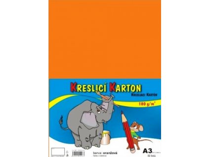 7793 kreslici karton a3 oranzovy