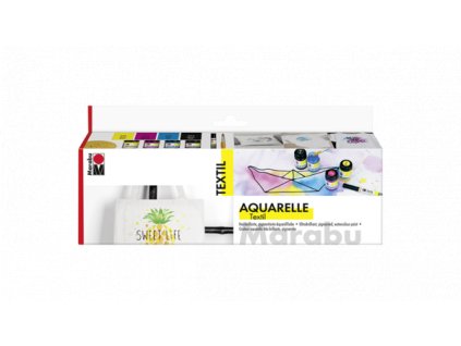 marabu textil aquarelle 1709000000080 sada