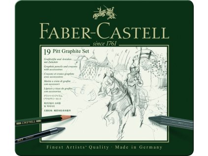 34140 1 pitt graphitte set 19 ks faber castell 112973