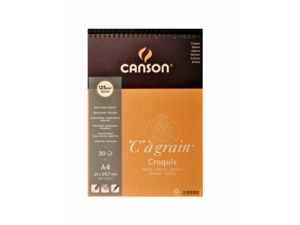 5438 canson cagrain blok spiralovy a4 30 listu 125 g